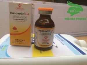 Hanoxylin LA đặc trị tụ huyết trùng.